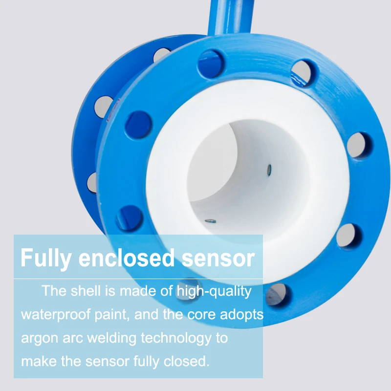 Tuodapu Electromagnetic Flow Meter Water Flowmeter Range 0~30 m3/h Diameter Of Sensor DN10~ DN600 Accuracy 0.5% or 1.0%