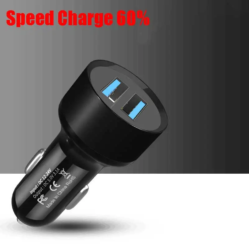 AC/DC адаптеры автомобильное зарядное устройство для мобильного телефона quick charge 3,0 USB зарядное устройство для iphone 11 pro samsung huawei xiaomi AC/DC адаптеры - Цвет: 2