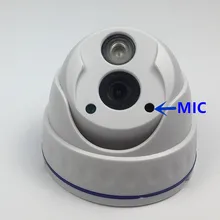 Интегрированный микрофон 3516C/E 3.0MP 2.0MP аудио IP потолочная купольная камера 2048*1536 1920*1080 инфракрасного ночного видения Onvif CMS XMEYE P2P