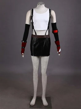 

Cosplaydiy game FINAL FANTASY VII Tifa Lockhart FFVII FF7 Cosplay Costume women girl Full Set Halloween Outfits Custom Made
