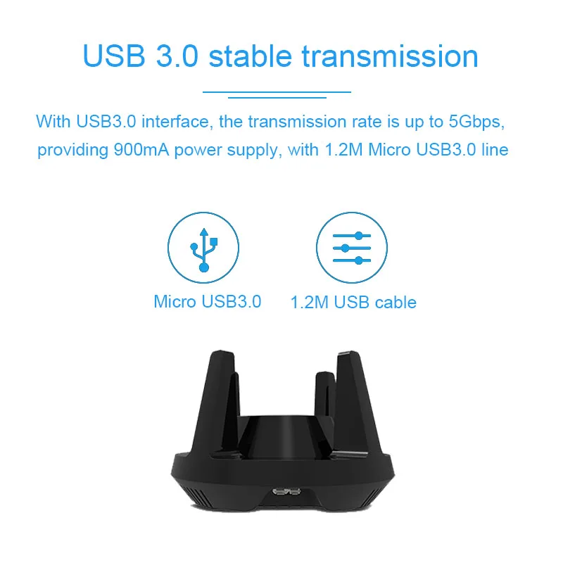 Basix высокоскоростной 1900 Мбит/с двухдиапазонный 2,4/5 ГГц гигабитный USB3.0 беспроводной WiFi игровой сетевой адаптер для Windows
