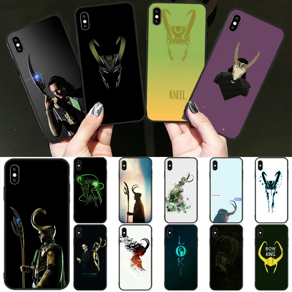 BaweiTE Coque Marvel Hero Loki DIY Printing Phone Case cover Shell for iPhone 11 pro XS MAX 8 7 6 6S Plus X 5 5S SE XR | Мобильные
