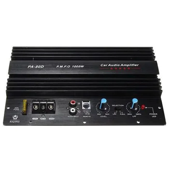 

4 Ohm Black Auto Car Amplifier Board Audio Stereo Subwoofer High Power Bass Amp