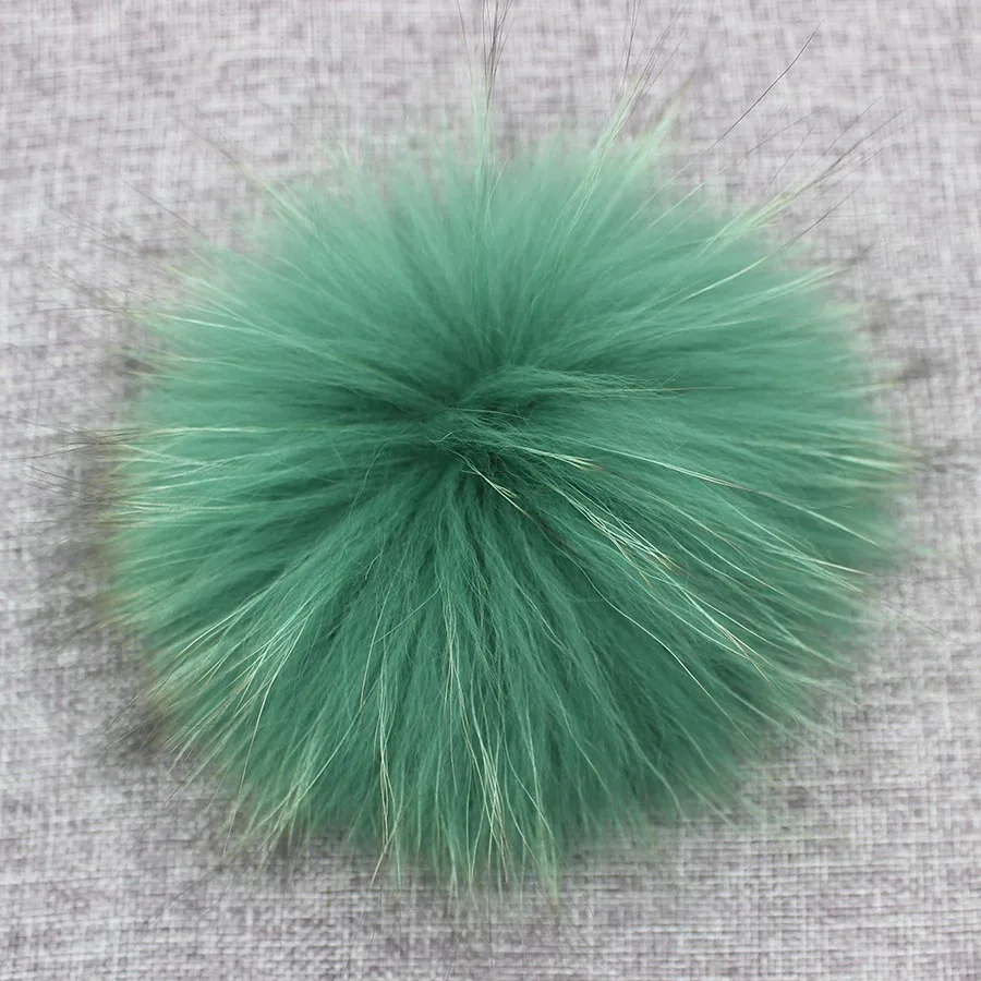 Помпоны из натурального меха енота для сумок 5 шт./лот 12 13 14 15 см|raccoon fur pompom|fur pompomfur