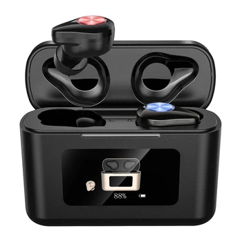 

X16 TWS True Wireless Bluetooth 5.0 Headset Color Screen Gaming Headset with Hall Open Cover Boot Headset