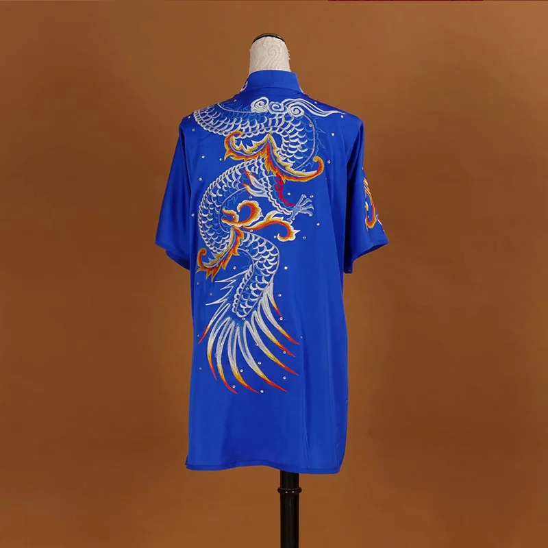 Wushu taichi одежда тайцзи changquan Униформа боевых искусств соревнование вышитая kungfu