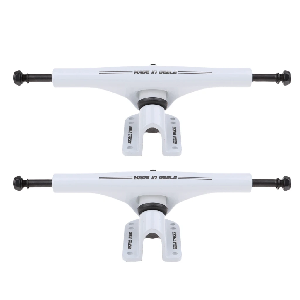 2pcs 7.25''/184mm Universal Replacement Durable Aluminum Alloy Longboard Trucks Set Skateboard Parts