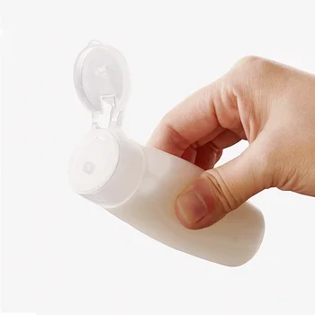 

10pcs 12ml/18ml/30ml/50ml/100ml Plastic Soft tube Flip Lotion Bottle Squeeze Cosmetic Sample Container Travel Liquid Fill Vial