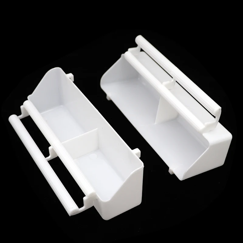 Parrots Feeder Hanging Bowl Box Cover Food Water Trough Pet Accessories Thickening Bird Cage Two Squares Bird Accessories