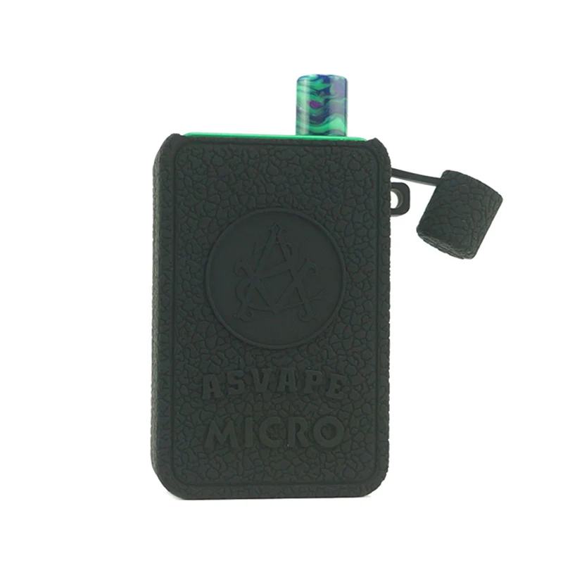 20шт текстурный чехол для ASVAPE MICRO ELF Box Mod Vape защитный силиконовый прорезиненный рукав Обложка щит наклейка шеллак гель