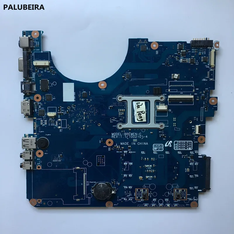 PALUBEIRA для SAMSUNG NP-R540 R540 Материнская плата ноутбука BA92-01220A BA92-01220B DDR3 Модель: BREMEN-C BA41-01218A BA41-01219A