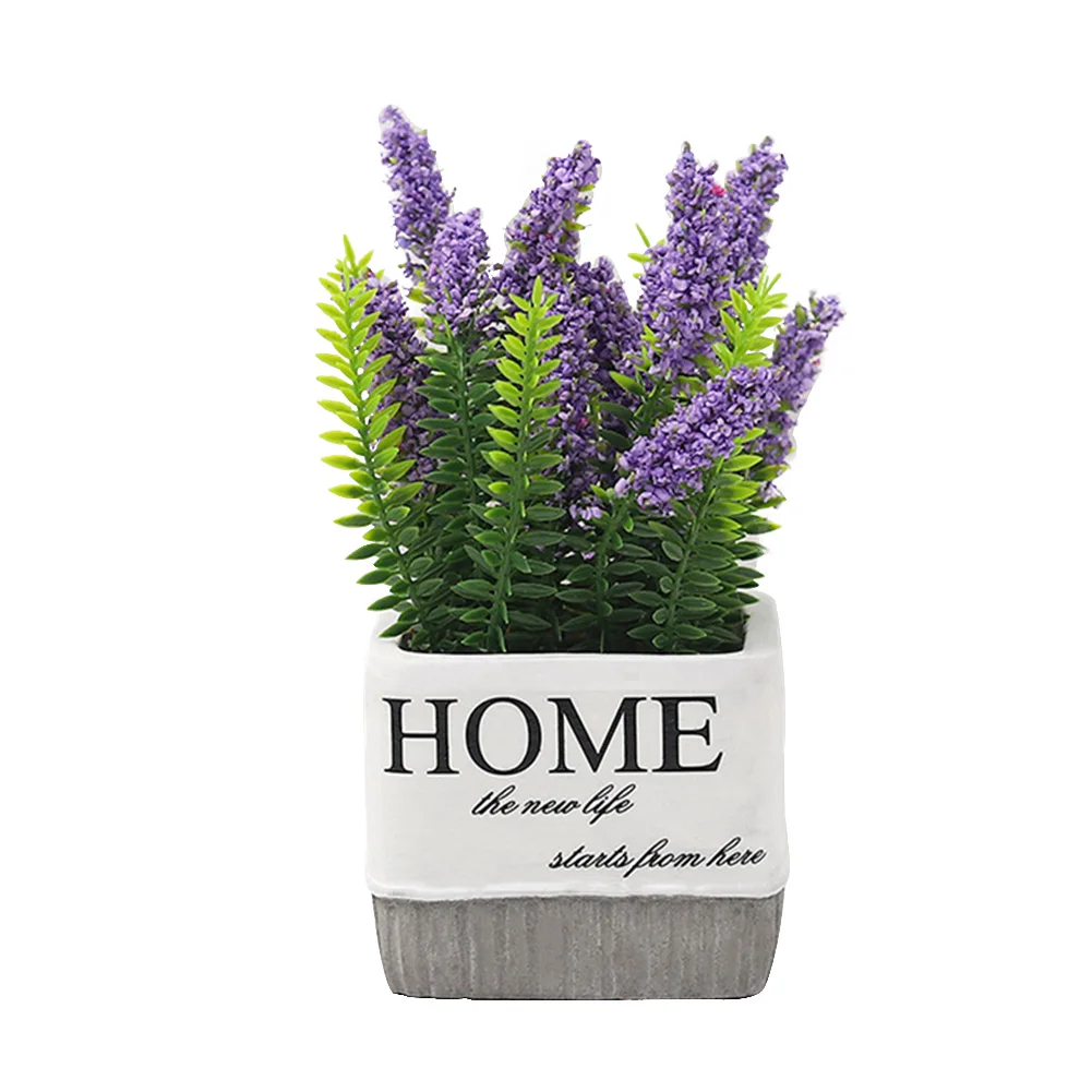 

Gift Home Office Wedding Easy Care Artificial Plant Vivid Garden Desk Simulation Party Indoor Decorations Flower Potted
