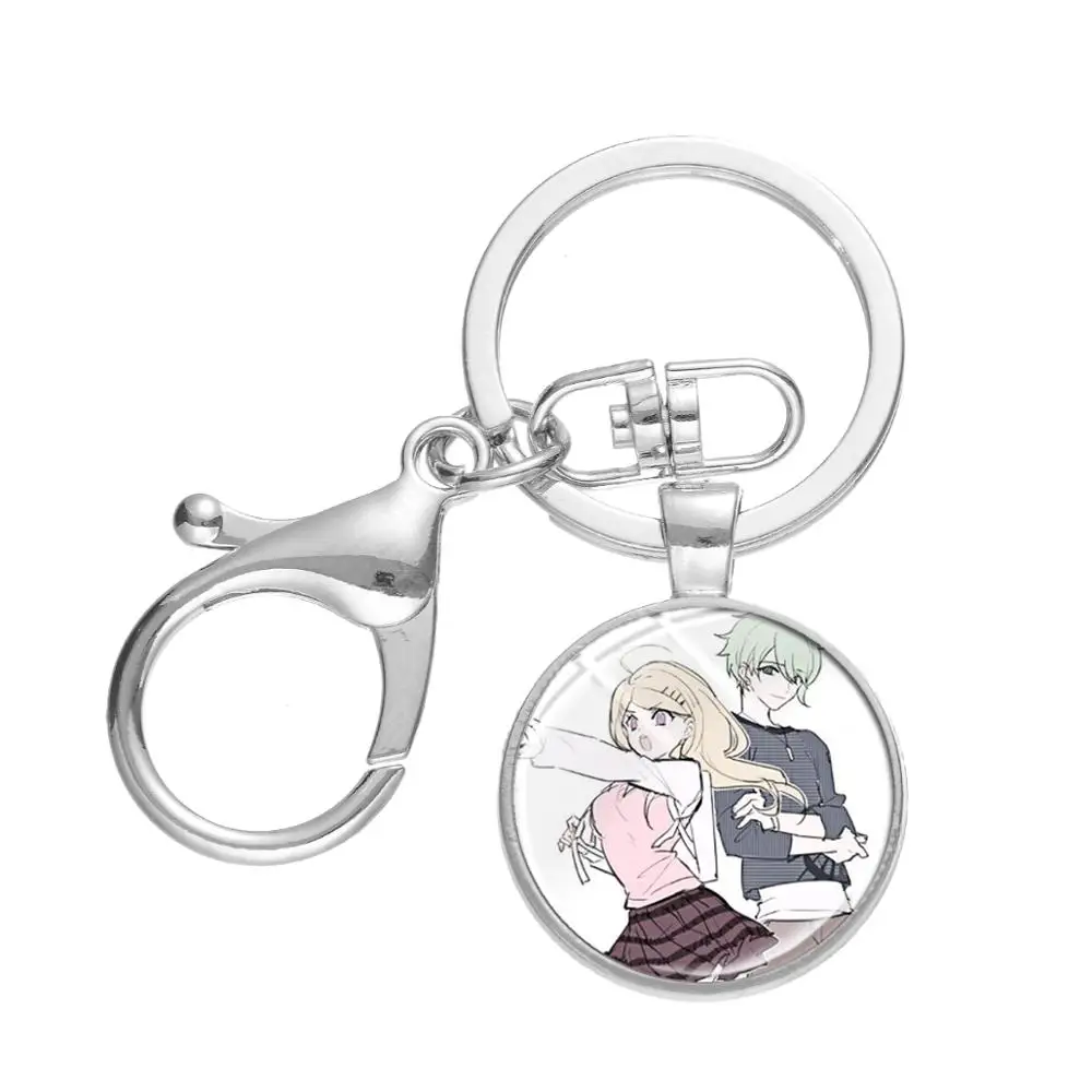 SONGDA Горячая Аниме игра Danganronpa V3: Killing Harmony брелок фигурки в стиле Косплей стеклянный круглый висячий кулон брелок сумка орнамент