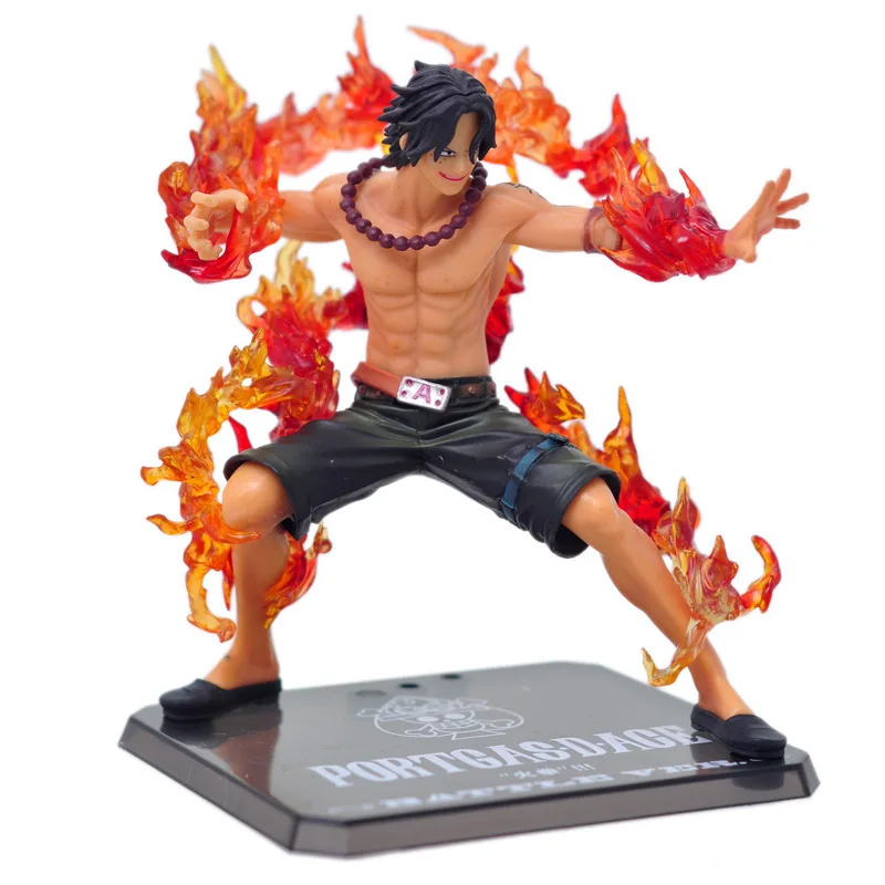 Anime One Piece ZERO Portgas D Ace PVC Action Figure Model Collection Toy 14CM KT3967 (4)