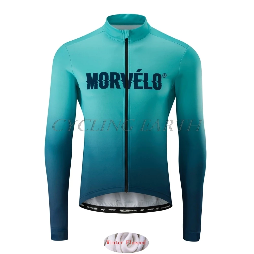 Зимняя велосипедная одежда Morvelo куртка ветрозащитная Ropa Ciclismo специальная MTB велосипедная термальная флисовая Верхняя спортивная одежда - Цвет: jacket