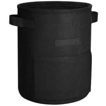 

3 Pack 10 Gallon Potato Grow Bags, Breathable Non-Woven Cloth, Tomato Flower Vegetable Gg Bags