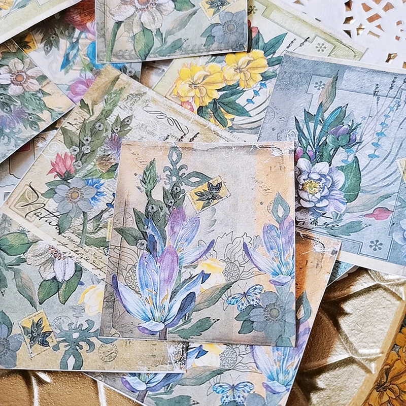 24 шт./компл. винтажные растения иллюстрации стикеры DIY Ремесло Скрапбукинг альбом Junk Journal Happy planner декоративные наклейки s