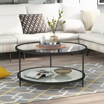 

Nordic Small Coffee Table Modern Creative Home Living Room Bedside Multifunctional Movable Table Sofa Round Table