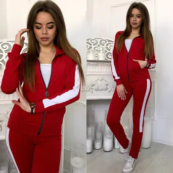 

European and American women's sportswear and leisure suit woman cloth women tracksuit 2 piece set women