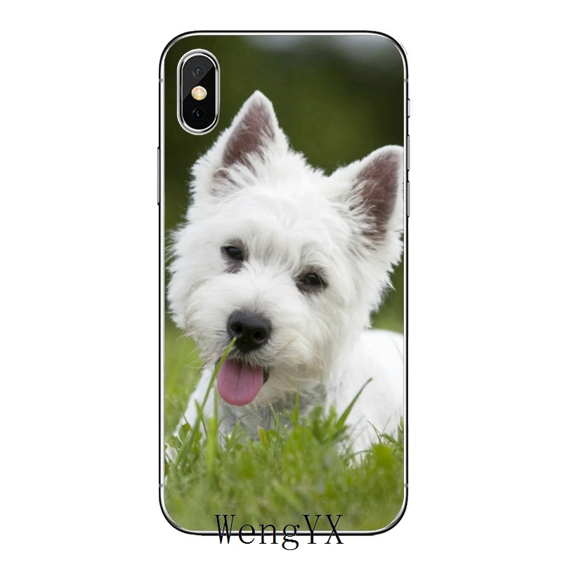 Белый, высокогорный терьер Вест-Хайленд терьер собака щенок Кошка Собака несущей для samsung Galaxy S10 Lite S9 S8 S7 S6 edge Plus S5 S4 примечание 9 8 5 4 мини Чехол - Цвет: Dog-Puppy-A-08