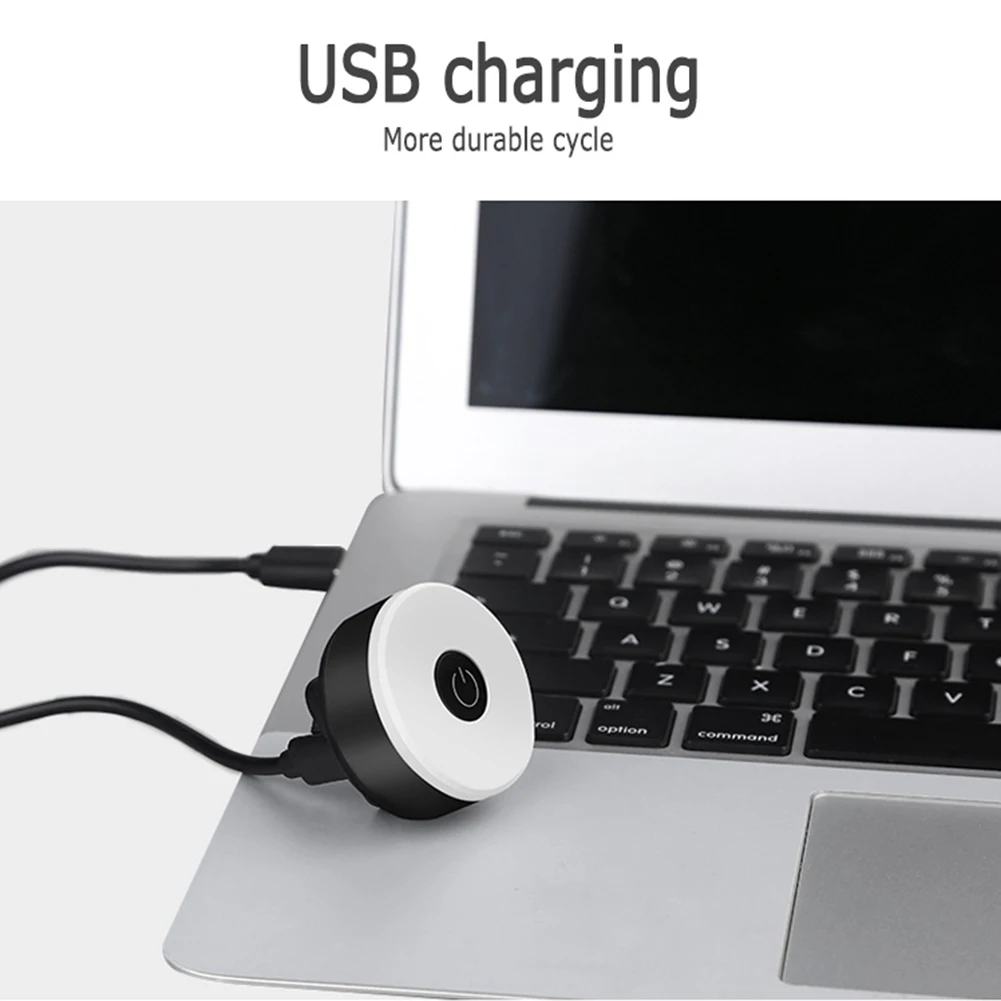 USB Перезаряжаемый велосипедный задний светильник, синий, красный, черный, 5 режимов, рюкзак для шлема, сигнальные огни, ночная безопасность