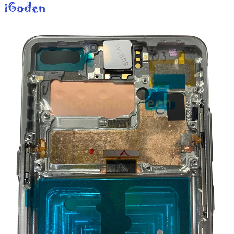 Черный 6," AMOLED lcd для SAMSUNG S10 lcd G977N дисплей SM-G977U сенсорный экран дигитайзер для SAMSUNG Galaxy S10 5G lcd G977 lcd