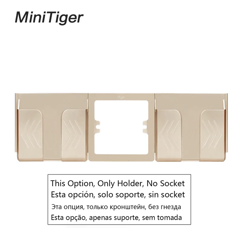 Minitiger 4-портовый розетка с USB настенное Зарядное устройство адаптер розетка стандарта евроcоюза Мощность выход Панель электрическое настенное зарядное устройство адаптер для зарядки