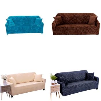 

Lychee Velvet Sofa Cover Sectional Elastic Stretch Couch Cover Slipcover for Living Room Single/Double Seat