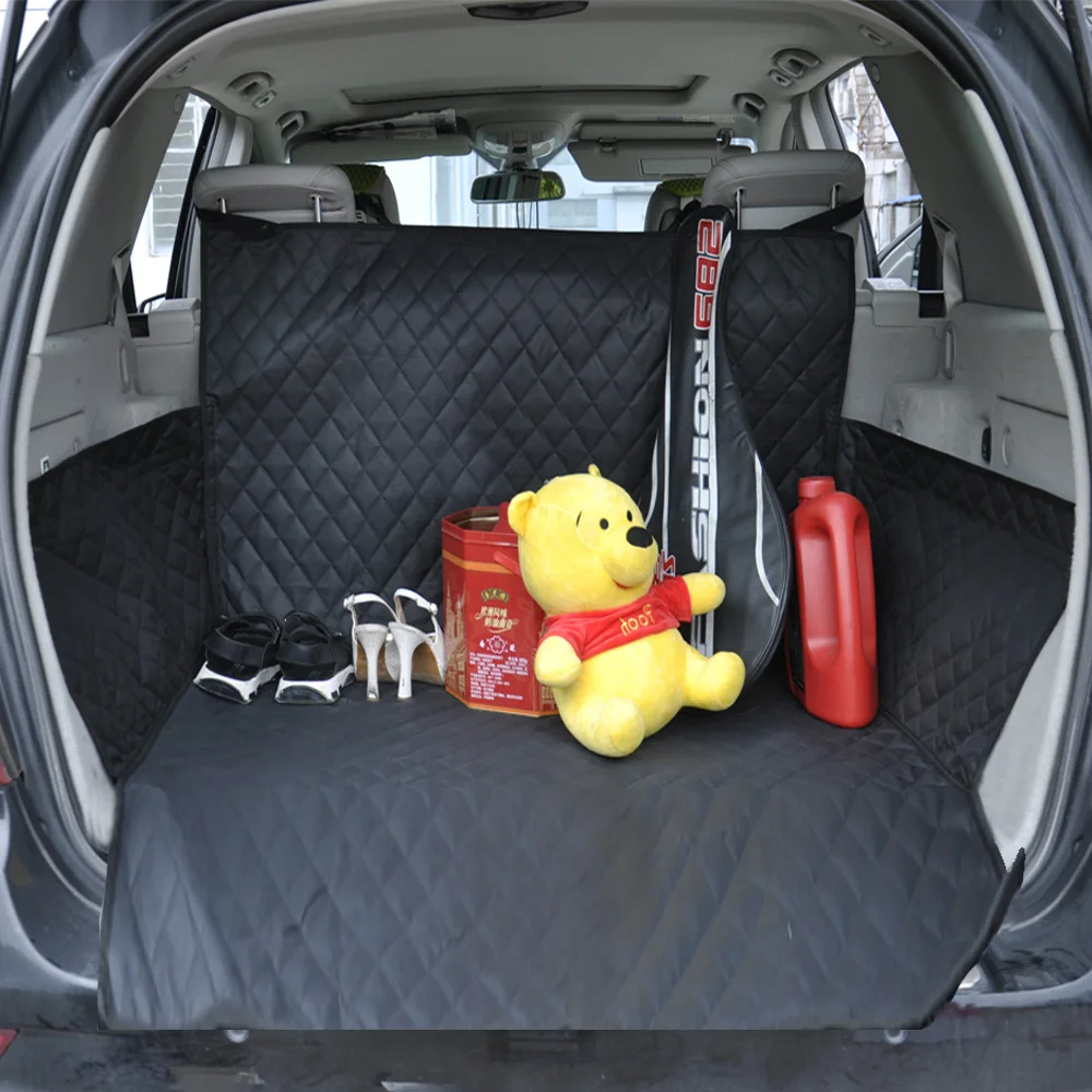 

Amazon New Style Quilted Cotton Trunk Protection Mat Waterproof SUV Only Trunk Coaster Lengthen Vehicle-mounted Pet Mat