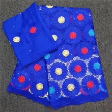 7 ярдов швейцарская кружевная ткань последняя Тяжелая вышитая бисером Африканская Хлопковая ткань швейцарская вуаль кружева популярный Дубай Стиль HL0822