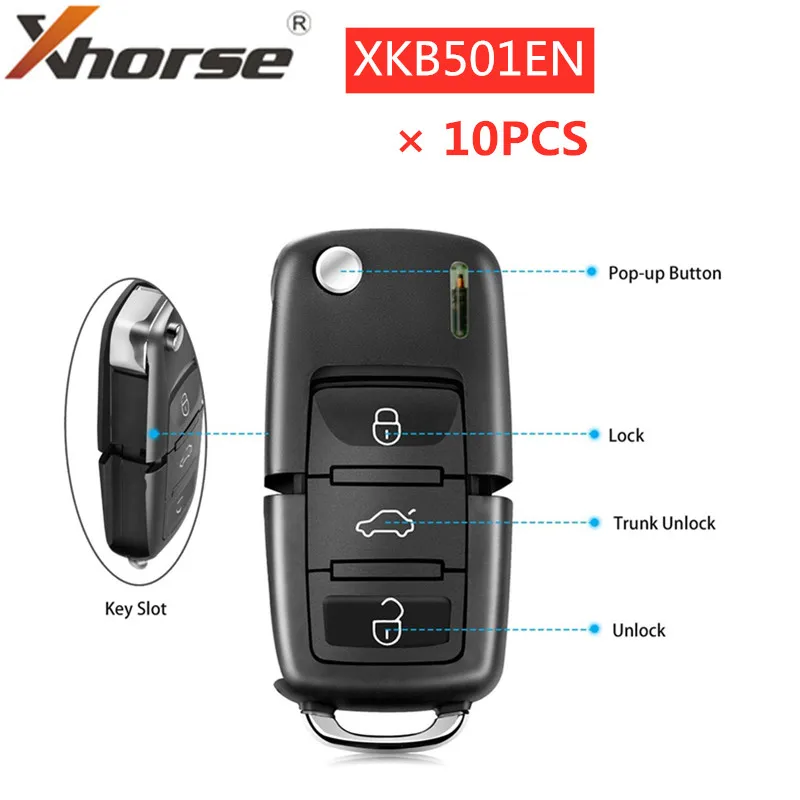 Универсальный проводной пульт дистанционного управления XHORSE XKB501EN для ключа