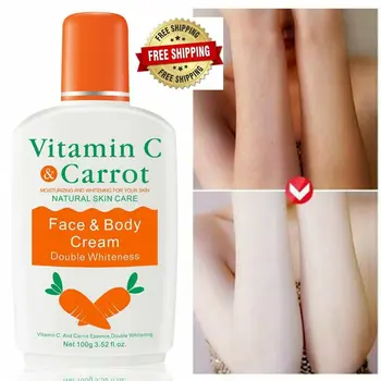

Hot Sale Vitamin C Carrot Bleaching Face Body Cream skin whitening Moisturizing Body Elbow Knee Thigh Lightening Body Cream
