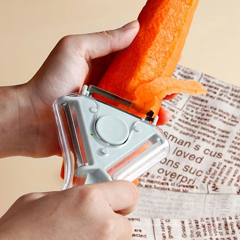Magic Trio Peeler The Ultimate 3in1 Vegetable Cutter, Grater, and