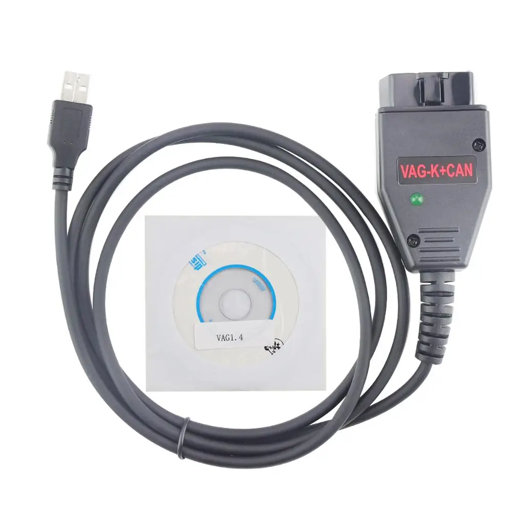 

For VAG K+CAN Comander 1.4 For AUDI/for VW/Skoda Green PCB PIC18F258-1/S0 FTDI FT232RQ Chip VAG K+CAN 1.4 K-Line Commander Full