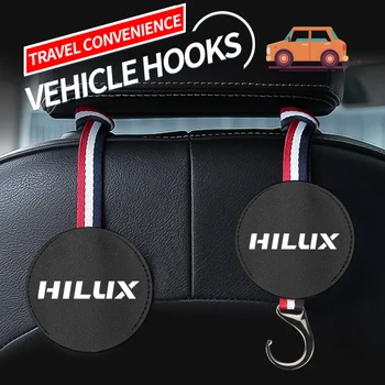 

1pcs Car seat leather decorative hook multifunctional universal storage debris hook for Toyota hilux Car accessories