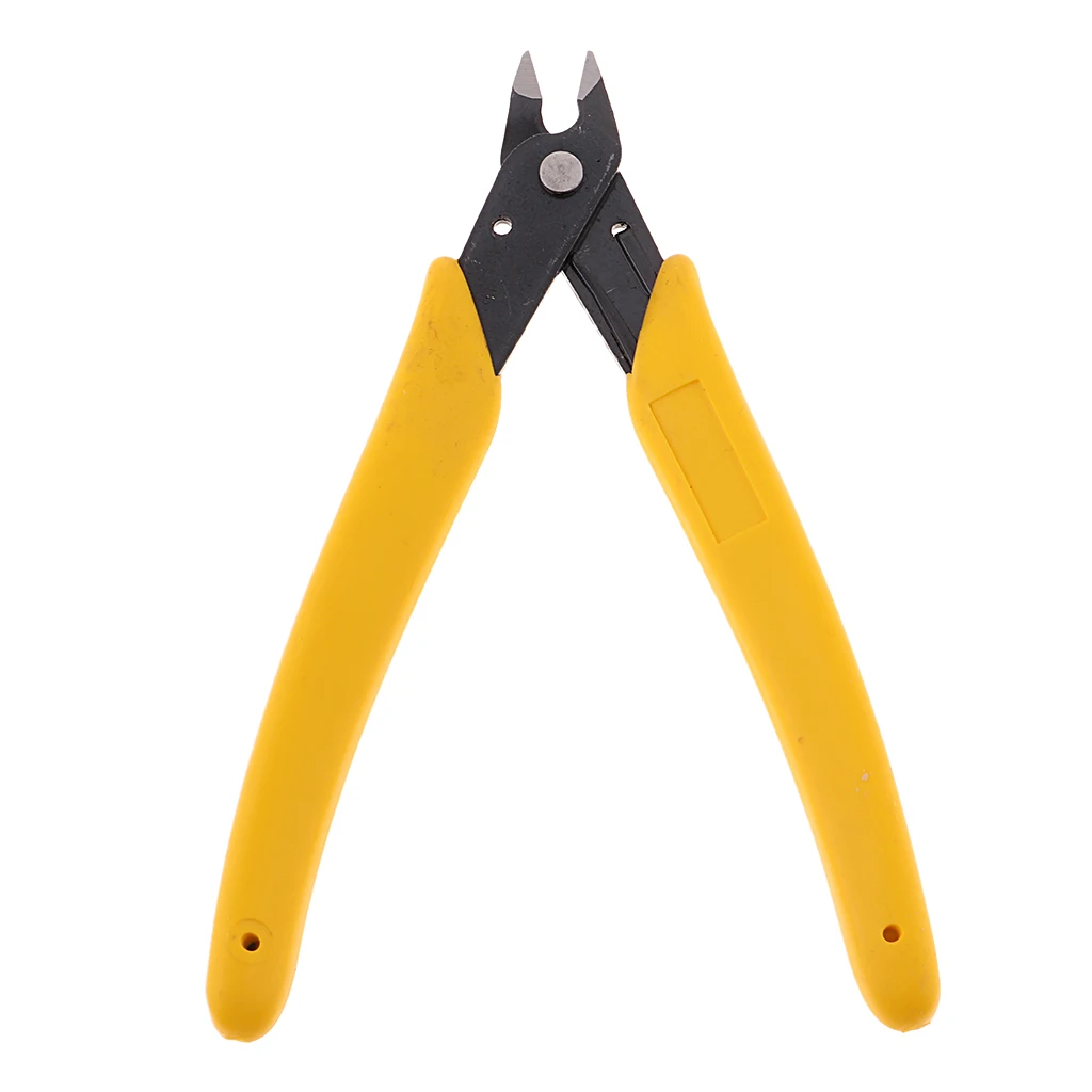 Model Tool Cutting Pliers Model Building Making Tools Parts Combination Pliers Nozzle Cutter For Gundam Military Model (Yellow)