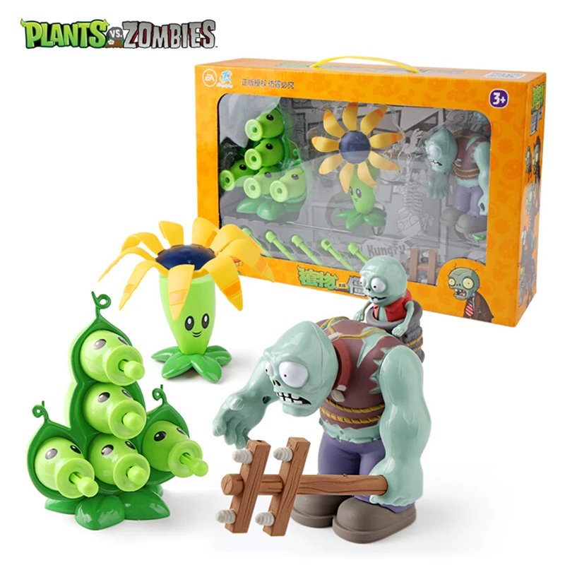 Genuine New Plants VS Zombies 2 Catapult Toys Gargantuar Bloomerang Pea Pod Cartoon Game Action Figure Model Dolls Kids Gifts | Игрушки и