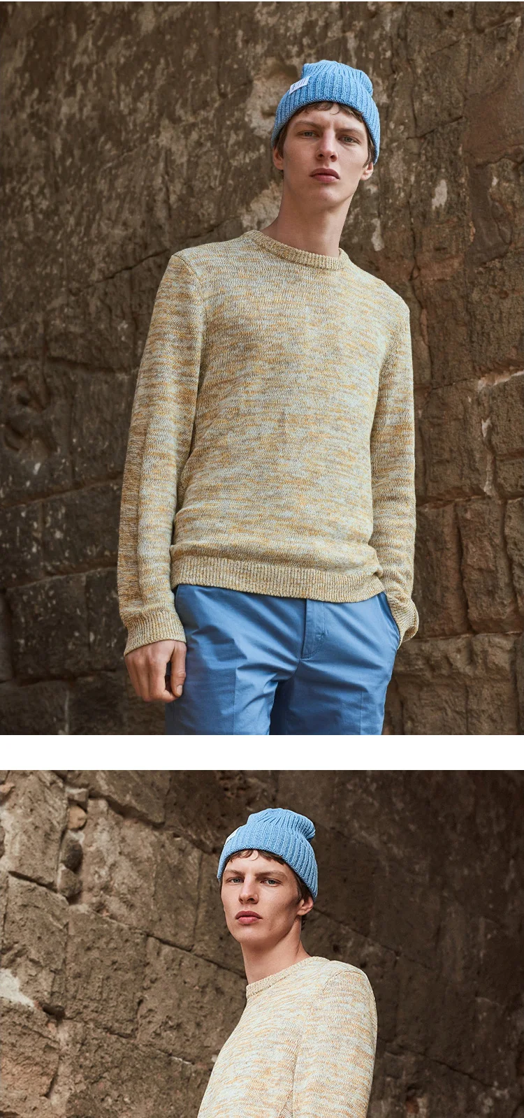 JackJones Мужской базовый стиль сплошной цвет свитер трикотаж 219124512