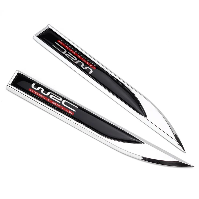 WRC логотип крыло сторона автомобиля Наклейка для Peugeot 206 307 308 407 508 VW Golf Honda Jazz Fit