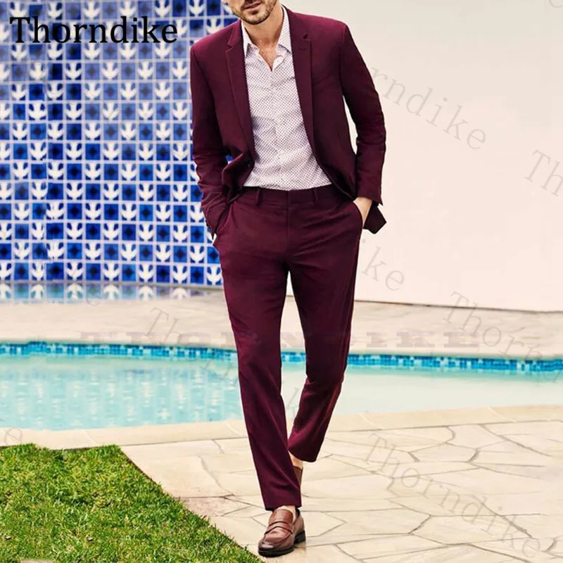 Burgundy-Wedding-Suits-Man-2019-Groom-Tuxedo-Prom-Party-Man-Blazer-Costume-Homme-Groomsmen-Attire-Slim