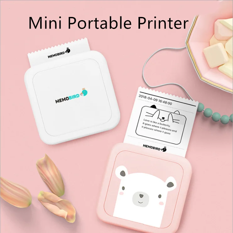 MEMOBIRD G3 Wifi Photo Printer Portable Wireless Pocket Thermal Receipt Label Printer Mini Printing 