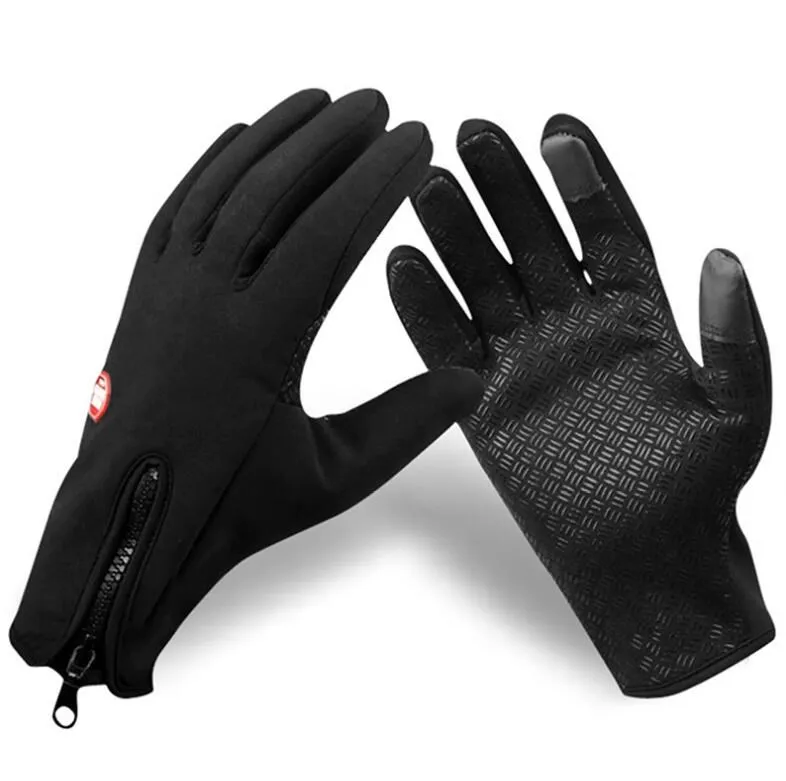 VISNXGI унисекс водонепроницаемые Зимние перчатки для велоспорта мужские зимние теплые перчатки с сенсорным экраном ветрозащитные противоскользящие длинные митенки шерстяные лыжные перчатки