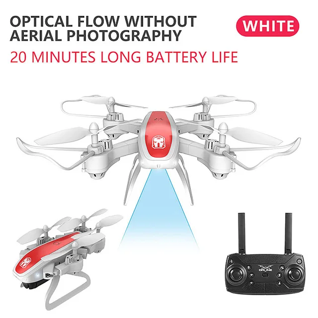 Дрон KY909 HD 4K WiFi видео live fpv Дрон светильник с потоком держать высоту четырехосный самолет одна кнопка взлет Дрон с камерой - Цвет: No camera