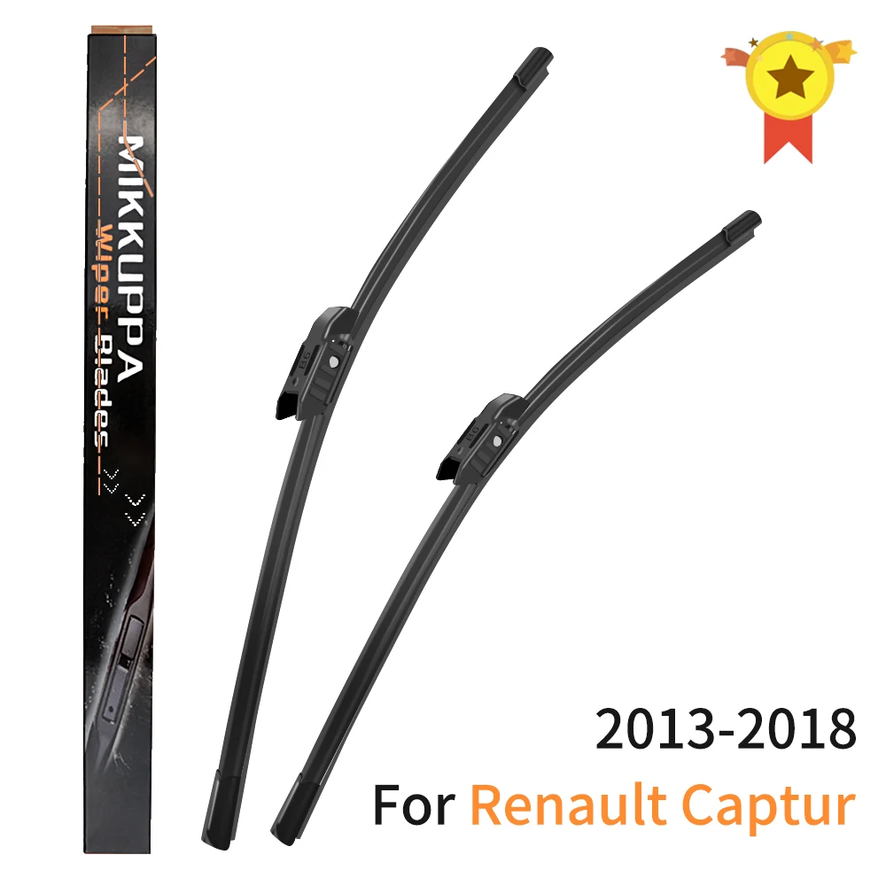

Mikkuppa Wiper Blades For Renault Captur (Kaptur) 2013-2018 Pair 26"+16" Windshield Windscreen Wiper Auto Car Accessories