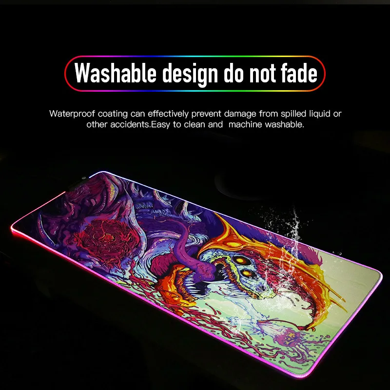 Mouse Pad Gaming XXL RGB con Diseño de Póker Negro H6ede20eed1714788948e2809bed139a4C