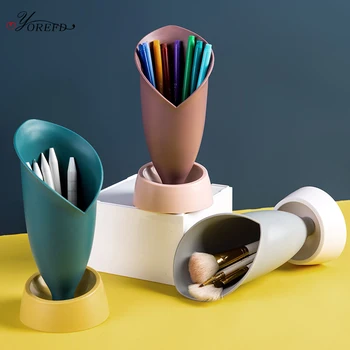 

OYOREFD Creative Multi-function Family Office Desktop Storage Box Makeup Organizer Makeup Brush Jewelry Pen Sundries Organizer
