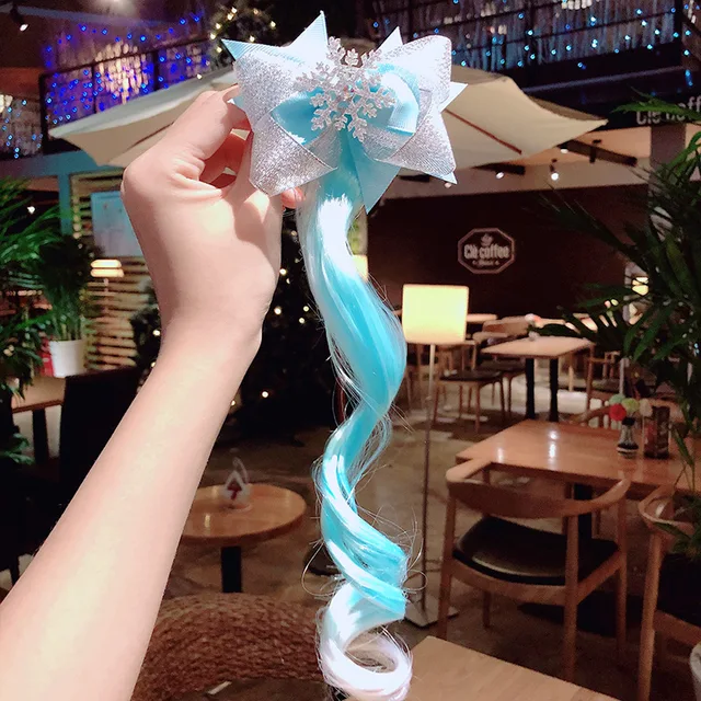 2021 New Girls Cute Cartoon Bow Butterfly Colorful Braid Headband Kids Ponytail Holder Rubber Bands Fashion Hair Accessories 14