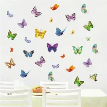 XY3008 Красочные бабочки для холодильника книжный шкаф гостиная спальня bi tie zhi ПВХ экологически чистые три поколения Wa