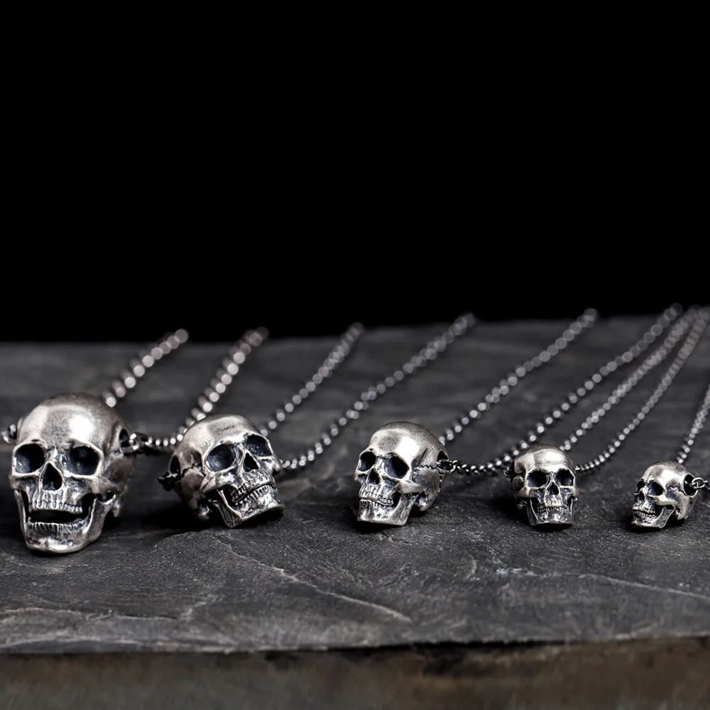 Silver Pendant Necklace 925 Sterling Silver Pendant Necklace Punk Jewelry Finding Accessories Fashion Necklace Pendants Jewelry