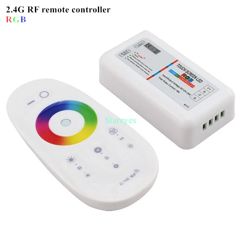 ตัวเลือกสินค้า รีโมทควบคุมแสงสี 2.4G ไร้สาย ปรับแสงได้หลากหลาย